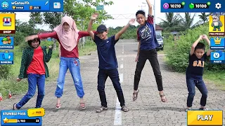 tembak tembakan stumble guys di dunia nyata