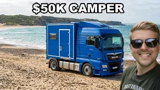 He Turned A Semi-Truck Into A 20Ft Tiny House