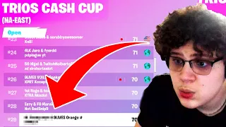I Competed In The CASH CUP With A NEW TRIO...
