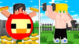 KASS FORTE e KR GORDO SOBREVIVERAM no Minecraft!