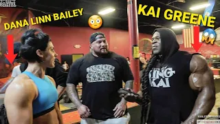 INSANE SHOULDER WORKOUT WITH "KAI GREENE and DANA LINN BAILEY" THE 2 BEST BODYBUILDERS IN THE WORLD!