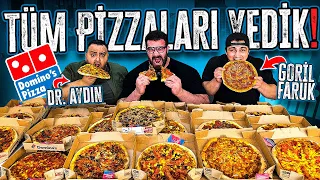 DOMİNOS TÜM PİZZALARI YEDİK! @GorilFaruk @aydingoksintv