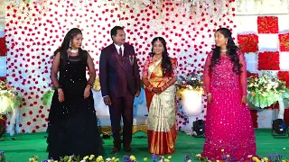 surprise dance by my daughters on our anniversary 💃💃please #watchtillend #silverjubileecelebration