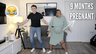 OUR LAST DANCE BEFORE BABY ARRIVES !! | HUSBAND LEARNS LOVE NWANTITI TIKTOK DANCE CHALLENGE!