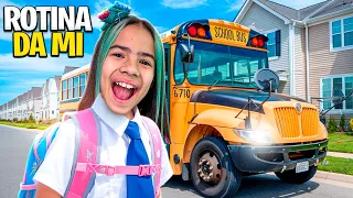 TODA A ROTINA DA MIKAELLY ANTES DA ESCOLA!