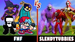 Friday Night Funkin' vs. Slendytubbies | Minecraft (Oh no!)