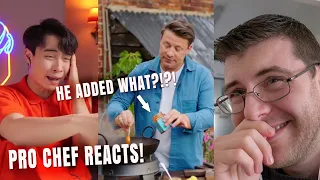 Pro CHEF Reacts... To Uncle Roger HATING Jamie Oliver's Butter Chicken!
