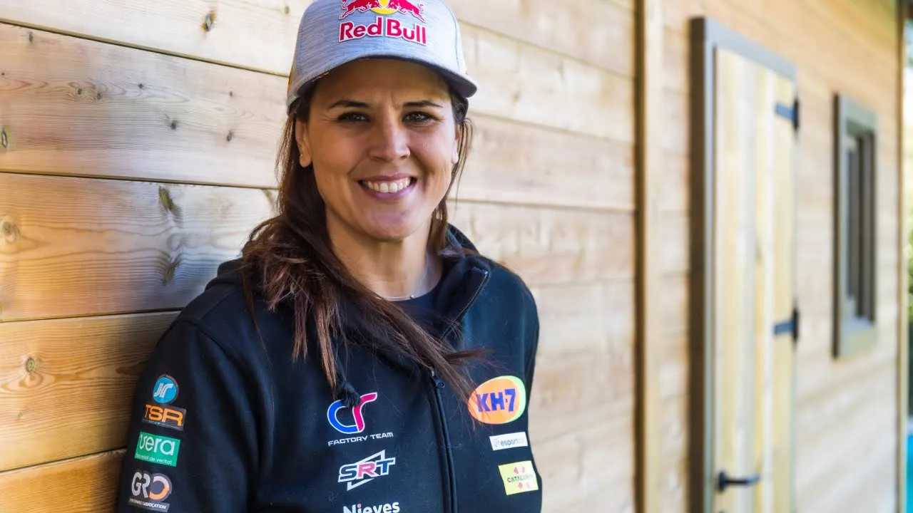 Laia Sanz, de nou a Osona després d’haver d’abandonar el Dakar per primera vegada