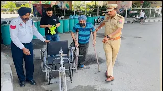 ਦੋਸਤੋ ਇੱਕ ਅਪੰਗ ਵਿਆਕਤੀ ਨੂੰ ਟਰਾਈ ਸਾਈਕਲ ਦਿੱਤਾ ਗਿਆ ਜਿਸ ਦੀ ਇੱਕ ਲੱਤ ਖਰਾਬ ਸੀ🙏🙏🏻🙏
