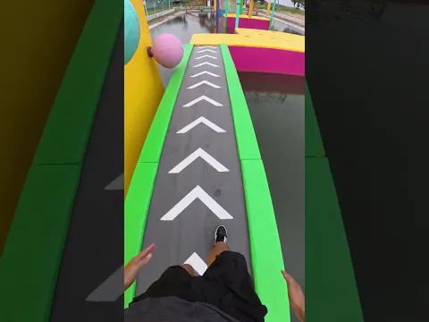First time running the new Water Ninja#waterpark #stunt #funny #pov #sports #roblox #parkour