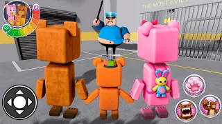 SUPER BEAR FAMILY IN BARRY'S PRISON RUN! New Obby (#Roblox)