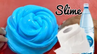 COMO FAZER SLIME DE ÁGUA E PAPEL HIGIÊNICO
