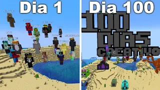 Esto Hacen mis Subs en 100 Días con Creativo en Minecraft