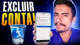 Como EXCLUIR CONTA DO FACEBOOK DEFINITIVAMENTE | Atualizado!