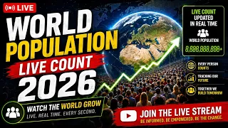 LIVE: 2026 World Population Count