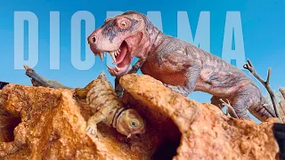 Escape in the TUNNELS! Diictodon Diorama