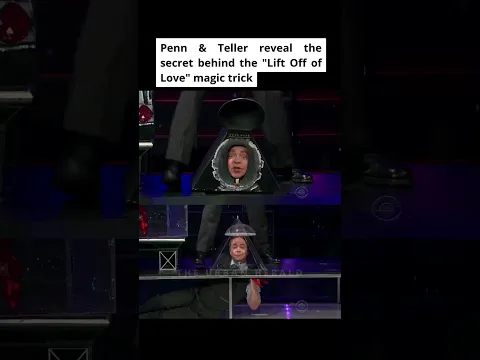 Penn & Teller reveal the secret behind the "Lift Off of Love" magic trick
