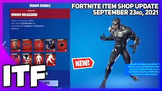 Fortnite Item Shop *NEW* EDDIE BROCK  + VENOM BUNDLE! [September 23rd, 2021] (Fortnite BR)