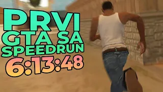 MOJ PRVI GTA SA SPEEDRUN!