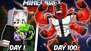 จะรอดหรือจะร่วง!! เอาชีวิตรอด100วัน สงครามBen10 VS เอเลี่ยน !! | Minecraft Hardmode