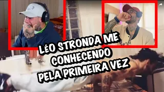 Léo Stronda conhecendo o Pivet pela primeira vez 😮👽