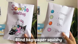 How to make BLIND BAGS + PAPER SQUISHIES 🧸☁️ || Cuddle Cloud