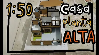 Casa Habitación Planta Alta Escala 1:50 (Maqueta)