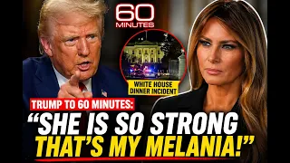 Trump Praises Melania’s Strength After Dinner Incident