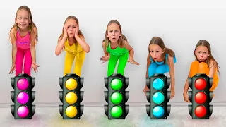 Traffic Safety Song + More Nursery Rhymes & Kids Songs | Maya and Mary