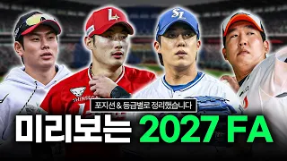 2027 FA 명단 미리보기 │ 사라진 다년계약, 다시 뜨거워지는 FA 시장?
