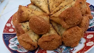 طريقه ابواق الحاره مقليه لشهر رمضان مبارك من أنجح طرق مطبخ ام ياسمين ليبيا 🇱🇾🇱🇾❤