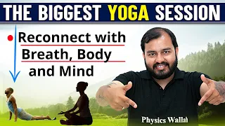 let's meditate for better Physical and mental health | The Biggest Yoga Session