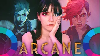 El ARTE de ARCANE | 💙 Teoría del color, análisis 💗