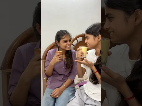 Garmi mein mango lassi banayi🥭😋 #shorts #siblings #cooking