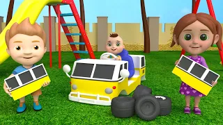 बस के पहिए घुमे गोल गोल The Wheels On The Bus - Baby Berry बच्चों के गाने