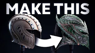 Elven Lord Helmet (Core) - LEATHER HELMET Tutorial