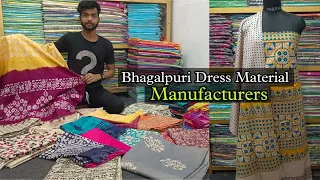Bhagalpuri silk dress material | bhagalpuri silk suit piece  #dressmaterial #suits