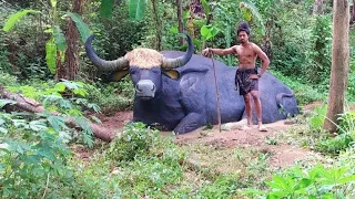 near the world's strongest bison 🐃🐃ശക്തനായ കാട്ടുപോത്തിനെ കീഴ്പ്പെടുത്തി 🐃🐃🐃🐃