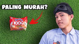Mencoba mie instan paling murah