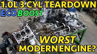 JUNK Ford Ecosport 1.0L 3-Cylinder Ecoboost Teardown. LAWSUIT ENGINE!