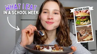 (Werbung) WHAT I EAT IN A SCHOOL WEEK pt.2// healthy & vegan 🌱