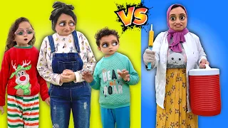 لما امك تجبلك دكتورة التطعيم في البيت I مشروع جواز