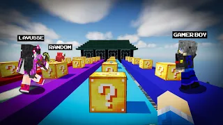 Minecraft : LAVusse KILLED ME To WIn LUCKY Block  RACE !!! Malayalam |