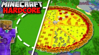 I Built The WORLDS BIGGEST PIZZA in Minecraft Hardcore (#60)