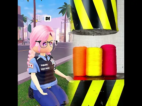 👮‍♂️ 😱 IL POLIZIOTTO È IL MIO EROE! 👮‍♂️ 😱 #roblox #berryavenue #brookhaven
