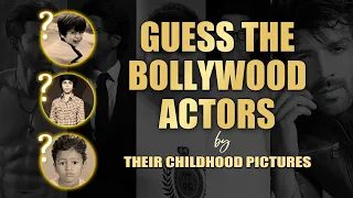Guess the Bollywood Actor by Their Childhood Picture😅 | Bollywood Quiz | Quizy Melon
