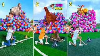 Demon🗿vs Hen🐔 vs Demon👿Animal Version video !!