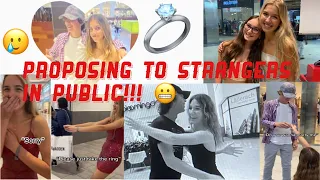 PROPOSING TO STRANGERS AT THE MALL (HE HAD A GIRLFRIEND 😱)
