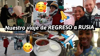 ✈️VIAJE DE REGRESO A NUESTRO HOGAR EN RUSIA🇷🇺 + 🥰ASÍ NOS RECIBIÓ EN EL AEROPUERTO🙏 | 14 Dic 2022