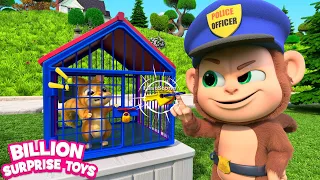 Engañemos al mono en el desafío Escape Room | Fun Playtime Story For Kids
